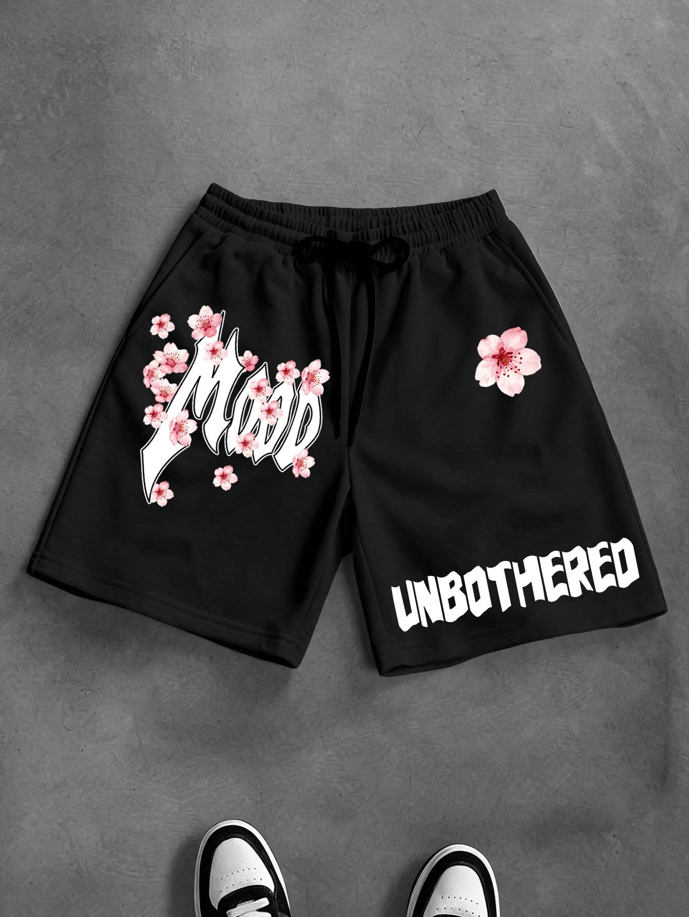 Gothic Streetwear Brand - メンズ ルーズフィット 日本のストリートウェア ショーツ ブランド Mood