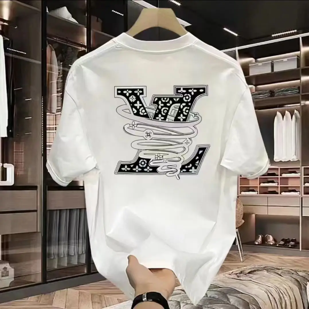 Streetwear Clothing Brands - 100%純綿メンズ高級ブランドレタープリントTシャツ、半袖Tシャツ、高品質メンズ服、ストリートウェア