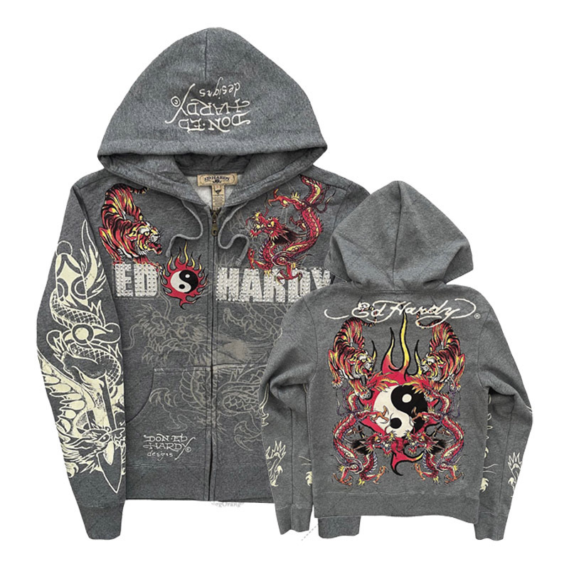 Gothic Streetwear Brand - アメリカン ゴシック ロック スカルボーンズ オーバーサイズ パーカー
