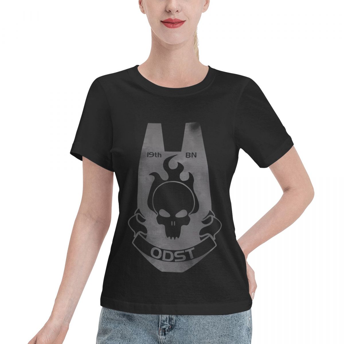Gothic Streetwear Brand - 色褪せない UNSC パッチ ODST ブランド レディース