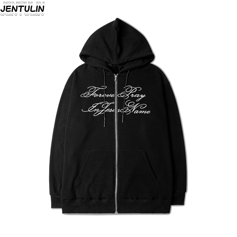 Streetwear Brand Aesthetic - 美学ヒップホップレタープリントレトロトレンディブランドルーズジッパーパーカー女性カジュアル原宿ストリートウェアオーバーサイズスウェットシャツ男性