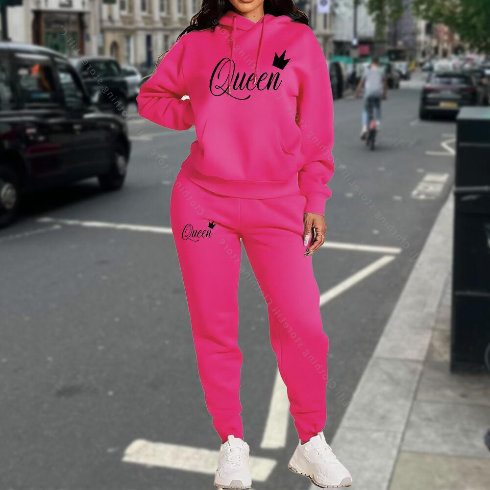 トラックスーツ女性服秋冬パーカーパンツファッション高品質美的 - Streetwear Brand Aesthetic のレビューと価格