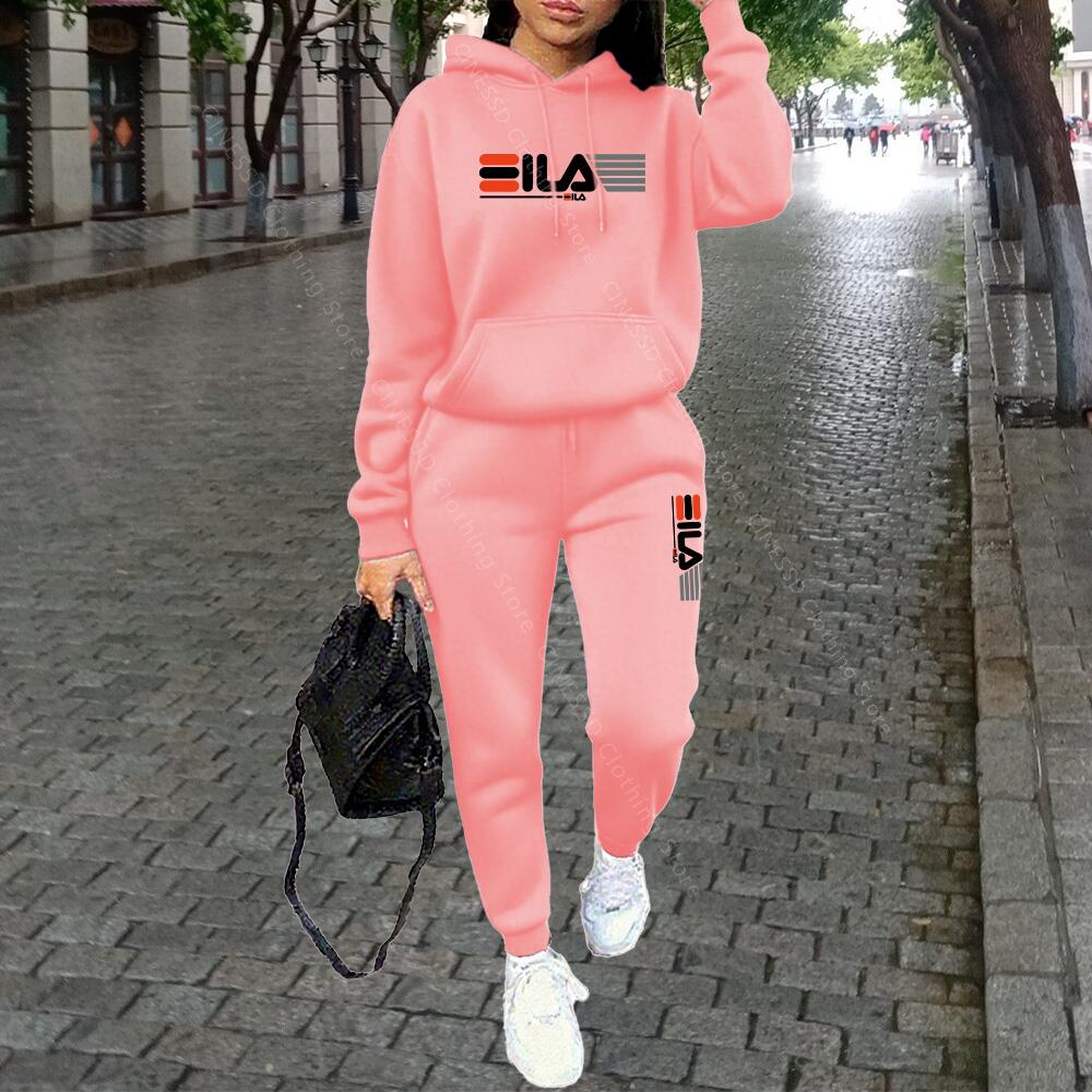 レディース服 秋冬 パーカー パンツ ファッション 高品質  - Streetwear Brand Aesthetic のレビューと価格