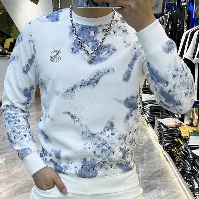 メンズ原宿ファッションラグジュアリースウェットシャツ,プリン - Streetwear Brand Aesthetic のレビューと価格