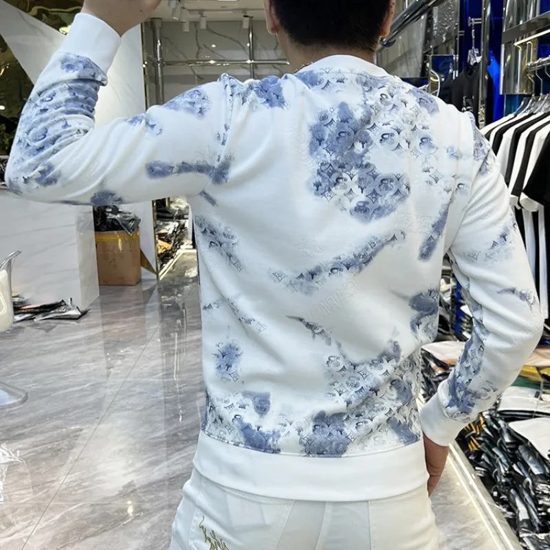 メンズ原宿ファッションラグジュアリースウェットシャツ,プリン - Streetwear Brand Aesthetic のレビューと価格