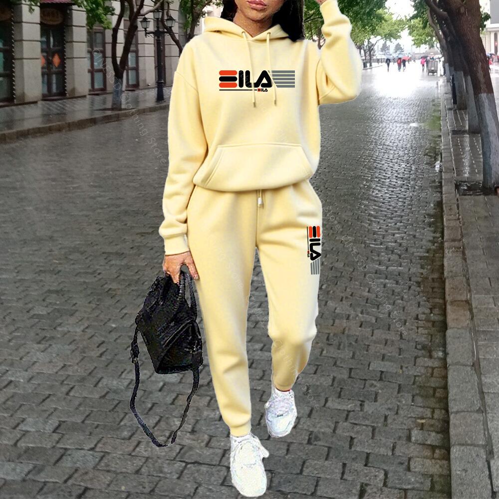 レディース服 秋冬 パーカー パンツ ファッション 高品質  - Streetwear Brand Aesthetic のレビューと価格