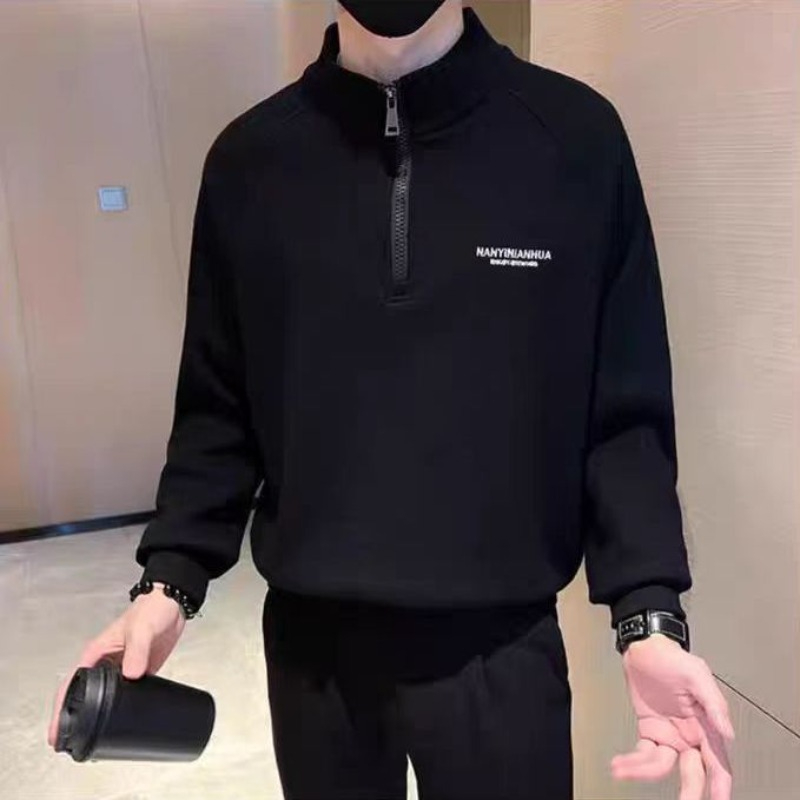フリース裏地付き暖かいスウェットシャツ男性用ノーブランド高級 - Streetwear Brand Aesthetic のレビューと価格