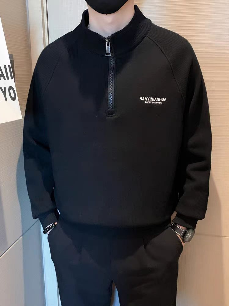 フリース裏地付き暖かいスウェットシャツ男性用ノーブランド高級 - Streetwear Brand Aesthetic のレビューと価格