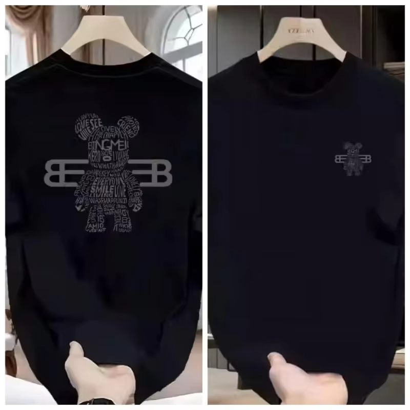 100％純綿メンズ高級ブランドレタープリントTシャツ、半袖T - Streetwear Clothing Brands のレビューと価格